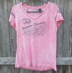 Harley Davidson Pink Tee
